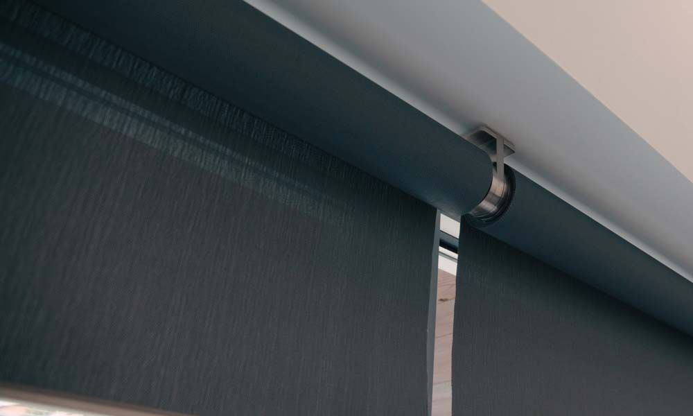 roller shades with automated controls for elegant Miami interiors
