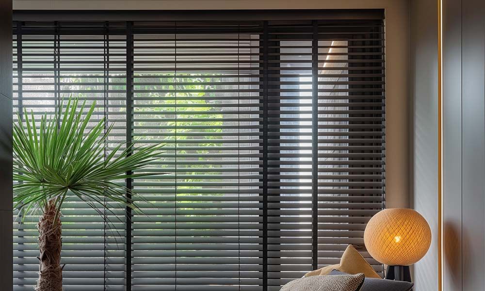 Venetian Blinds with automated controls for elegant Miami interiors