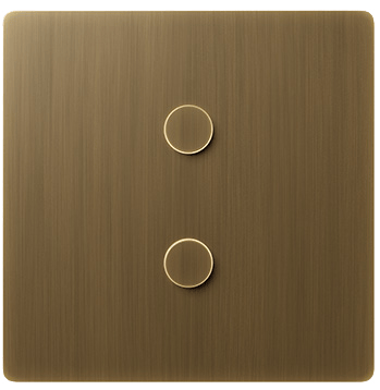 Lutron Elise Keypad Brass Finish 