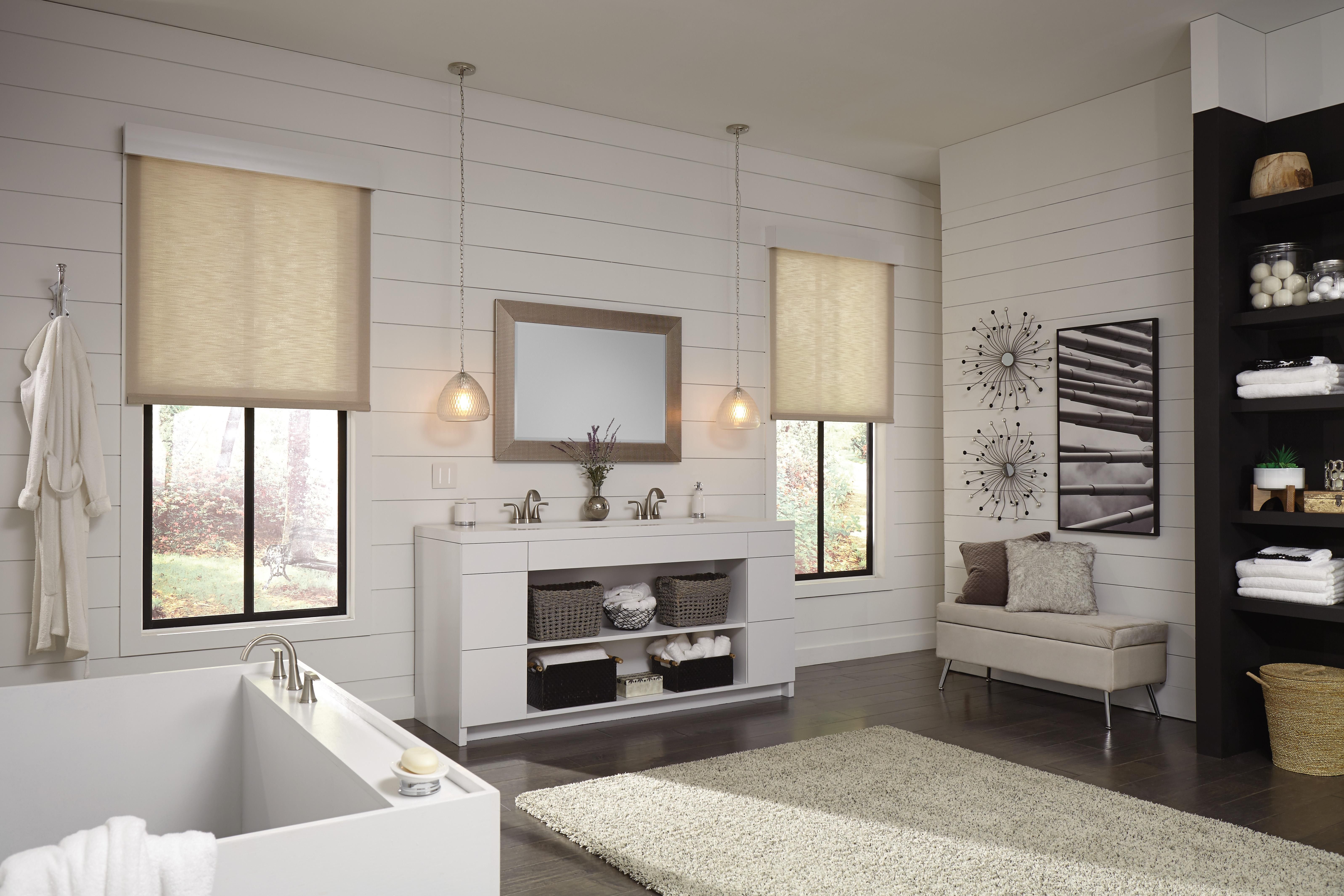 Luxury Miami smart home with Ketra lighting system and motorized Lutron shades